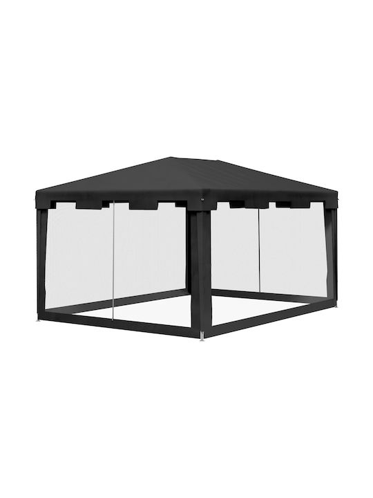 Outsunny Faltbare Gartenlaube 4x3 M mit Moskito...