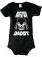 kirikoko Don't Mess With My Daddy, Darth Vader, Star Wars Къс ръкав Black