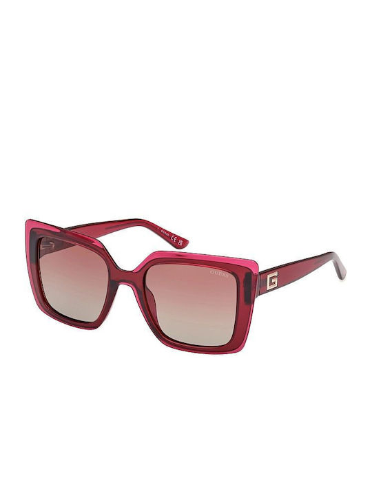 Guess Sonnenbrillen mit Burgundisch Rahmen und Burgundisch Verlaufsfarbe Linse GU7908 69T