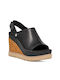 Ugg Australia Women's Leather Platform Shoes Black