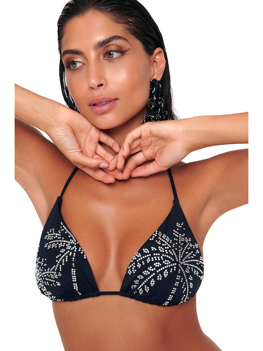 Bluepoint Triangle Bikini Top Black