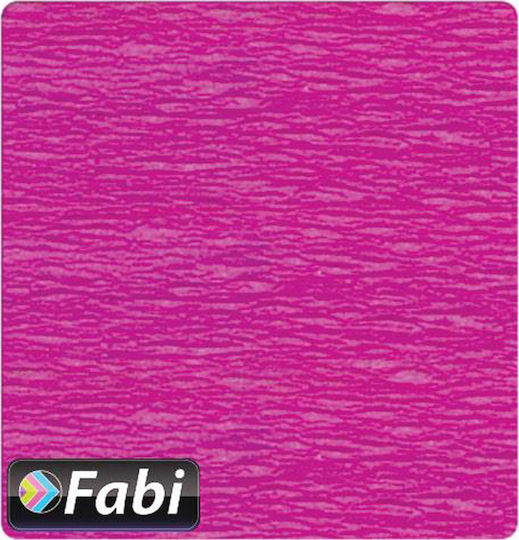 Hârtie creponată Fabi 50x200cm Fuchsia 8016