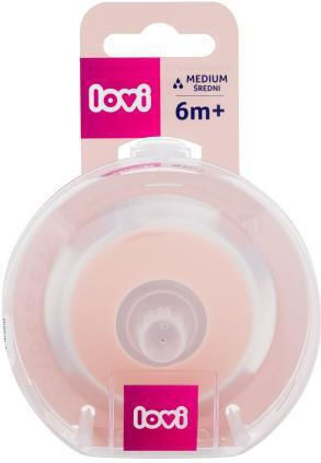 Lovi Baby Θηλή από Σιλικόνη Μεσαίας Ροής για 6+ μηνών