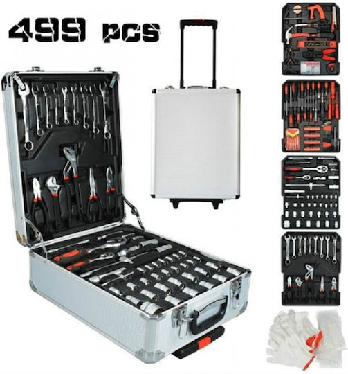 Factory Βαλίτσα με 499 Εργαλεία