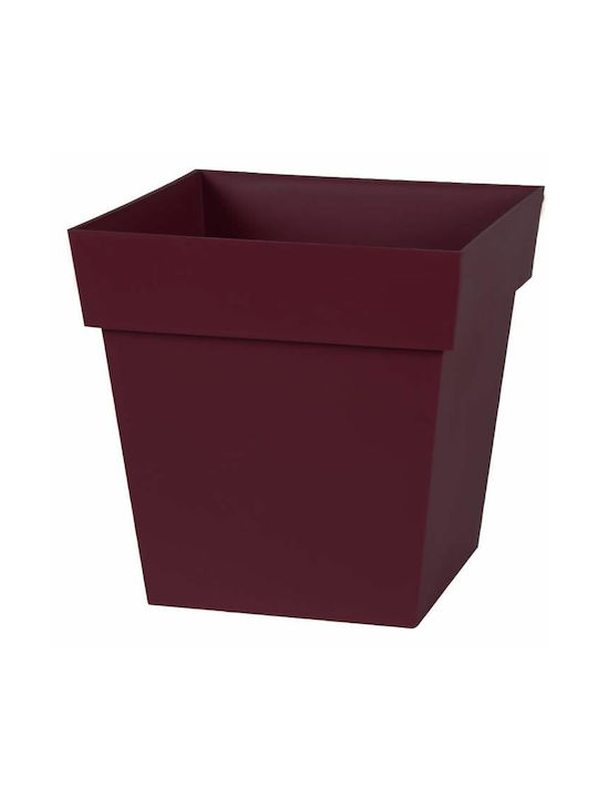 Ecolux Flower Pot 32x32cm Red