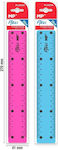 Madrid Papel Ruler Plastic 20cm (Μiscellaneous colours)