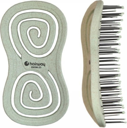 Hairway Organica Βούρτσα Μαλλιών Πράσινη