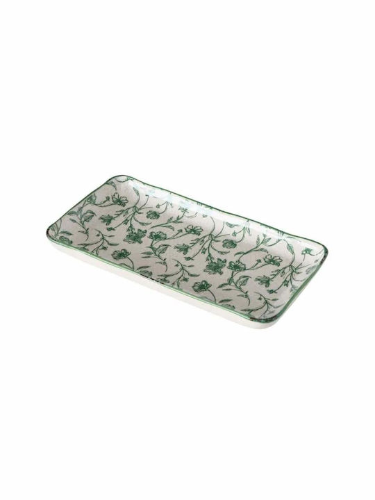 MSA Platou Decorativ Ceramică Verde 1buc 25x13buc MSA Platou Decorativ Ceramică Verde 1buc 25x13buc