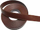 Leatherette strap for bags in brown color 2.5cm. Width Price per meter.