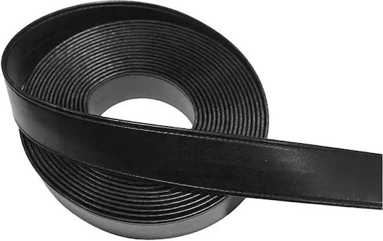 Kunstlederband für Taschen in schwarzer Farbe 2,5cm. Breite Preis pro Meter.