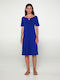 Vamp Midi Dress Blue