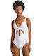 One-Piece Swimsuit White