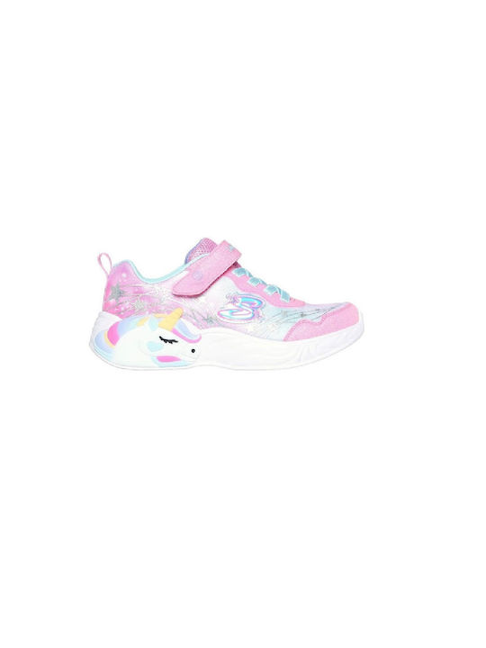 Skechers Kids Sneakers Lighted Pink