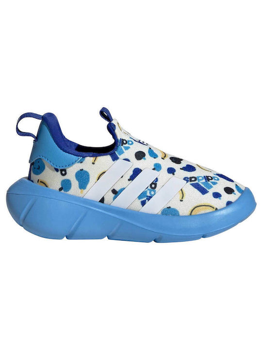 Monofit Παιδικά Sneakers Slip-on Λευκά