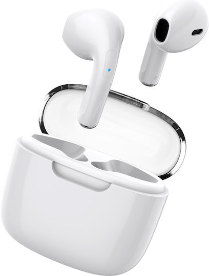 Celebrat W52 Earbud Bluetooth Handsfree Earphones with Charging Case White