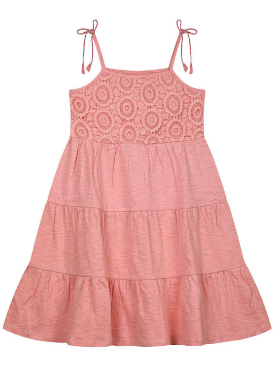 Energiers Παιδικό Φόρεμα Αμάνικο Flamingo Pink
