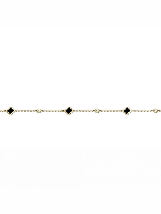 Chrilia Armband mit Design Kreuz aus Gold