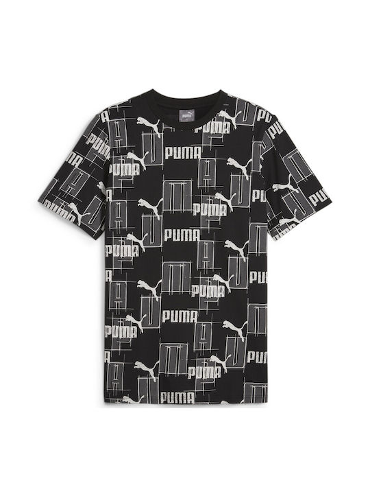 Puma Men's Short Sleeve T-shirt Black