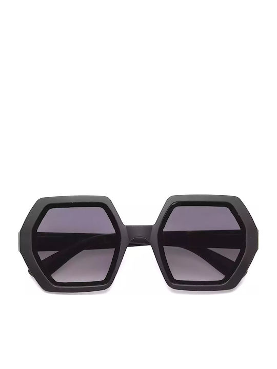 Okkia Emma Women's Sunglasses with Black Plasti...