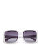 Okkia Alessia Women's Sunglasses with White Horn-Rimmed Frame