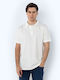 The Bostonians Men's Short Sleeve Blouse Polo White