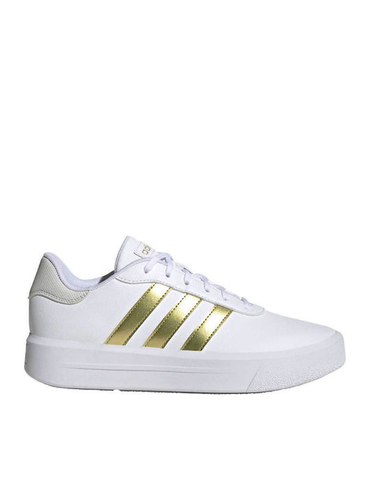 Court Platform Sneakers White