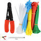 Cable Ties Plastic 100mm x 3mm in Multicolour (200 pcs) (106440)