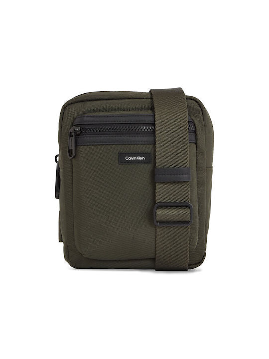 Calvin Klein Shoulder / Crossbody Bag Essential with Zipper Khaki