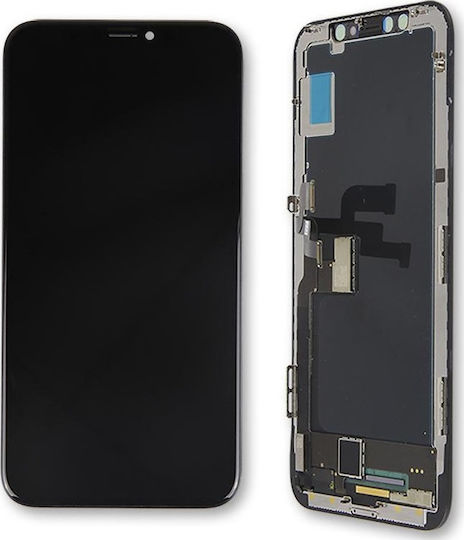 Οθόνη OLED Hard Oled Lcd mit Touch-Mechanismus für iPhone X (Schwarz)