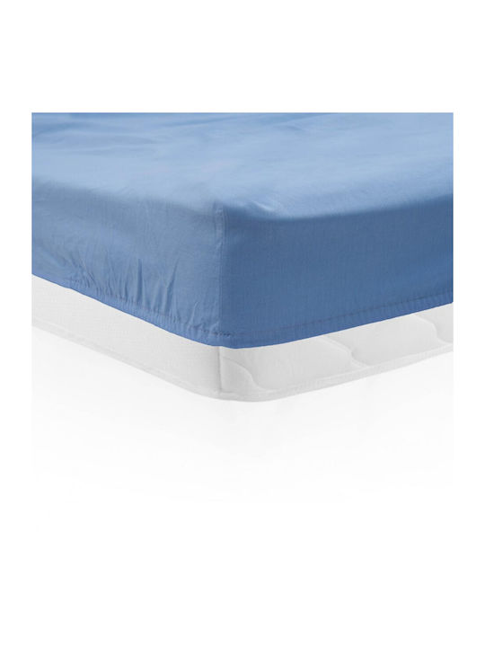 Heinner Cearșaf Dublu cu Elastic 140x200cm. Albastru