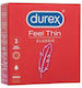 Durex Προφυλακτικά Feel 3τμχ 56mm Λεπτά για Φυσ...