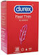 Durex Condoms Feel 18pcs 56mm Thin for Natural Feeling