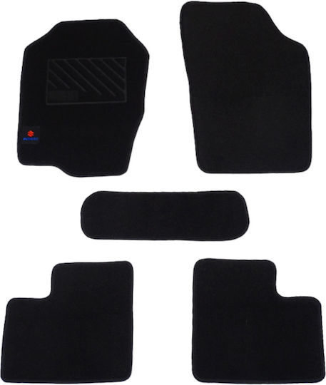 Autopataki Σετ Μπροστινά και Πίσω Πατάκια 5τμχ για Suzuki Alto 1998-2009 Μαύρα