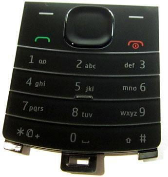 Σετ Πλήκτρων Μαύρο για Nokia X1-01