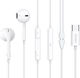 Celebrat E500 In-ear Handsfree Headphones with Connector USB-C White