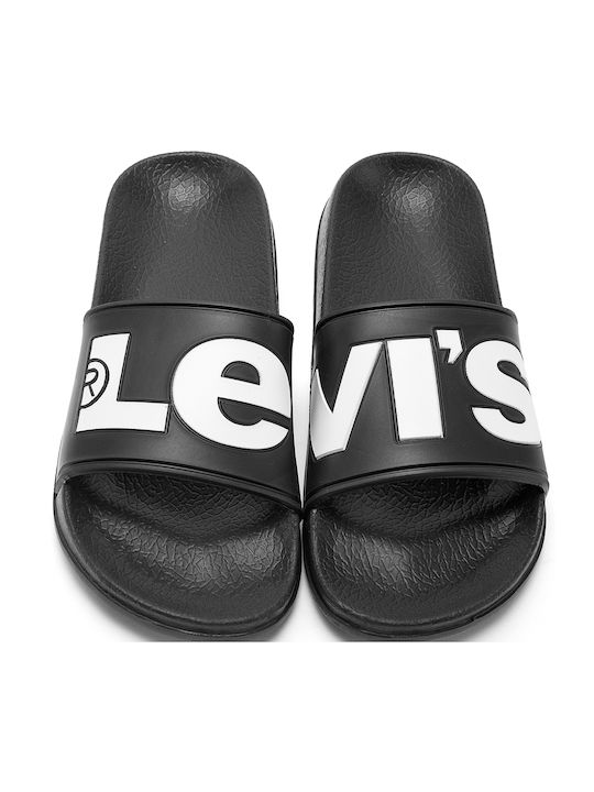 Levi's Șlapi pentru copii Negre June