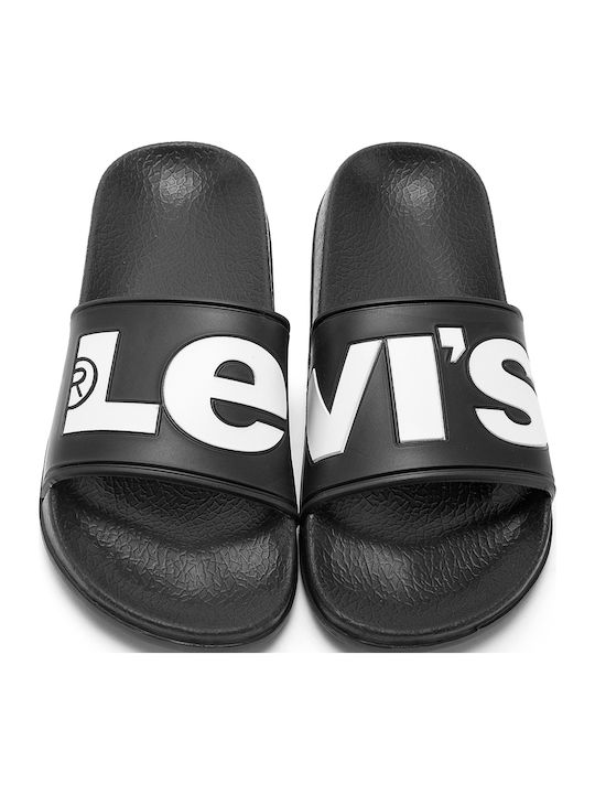 Levi's Παιδικές Σαγιονάρες Μαύρες June