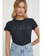 Hugo Boss Women's Athletic T-shirt Dark Blue