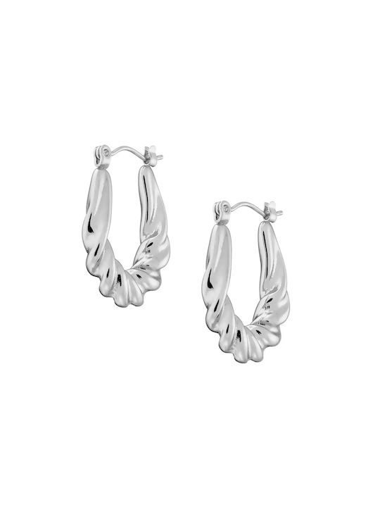 Oxzen Earrings Hoops made of Steel