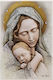 Tasoulis Jewellery Collection Saint Icon Virgin Mary Holding the Infant 9865-Le-08.13317