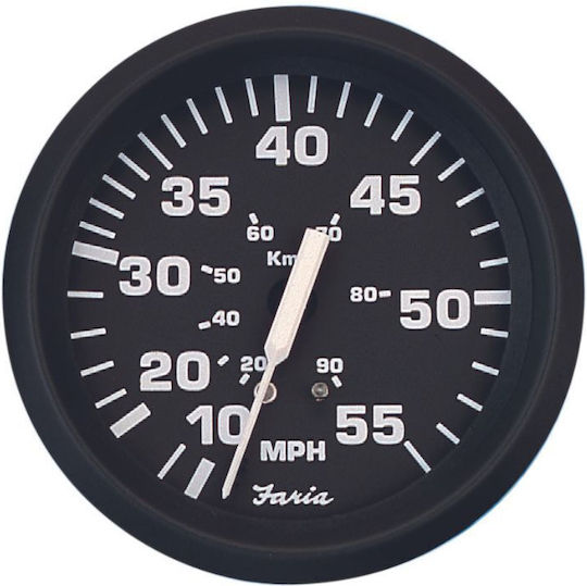 Geschwindigkeitsmesser Faria Euro Schwarz 32810 55 Mph