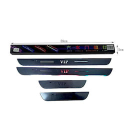 LED Decorative Door Sill Interior Stickers RGB - Auto Mobile Threshold Lamp