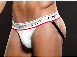 Chisa Novelties Ανδρικό Εσώρουχο Jockstrap Λευκό