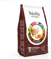Κάψουλες Nespresso Συμβατές Dolce Vita Macaron Με Αμύγδαλο 10 Τεμάχια