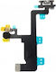 Apple Iphone 6 - Power Button Flex Cable + Metal Bracket Original