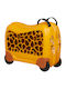 Samsonite Dream2go Cabin Hard Orange Suitcase with 4 Wheels Height 21cm