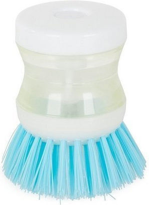 Perie de vase, Zola®, cu dozator de detergent, albastru deschis