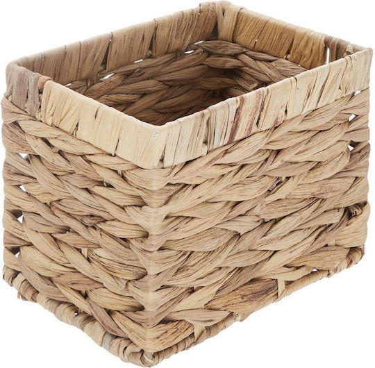 Butlers Coș Decorativ Metalic Cu Mânere Bej 16x12 cm