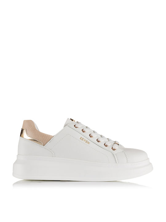 Seven 66-31eχ79 Sneaker White/beige