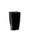 Atmosphera Tetra Brillante Ghiveci Plastic Negru 36x36x66cm.